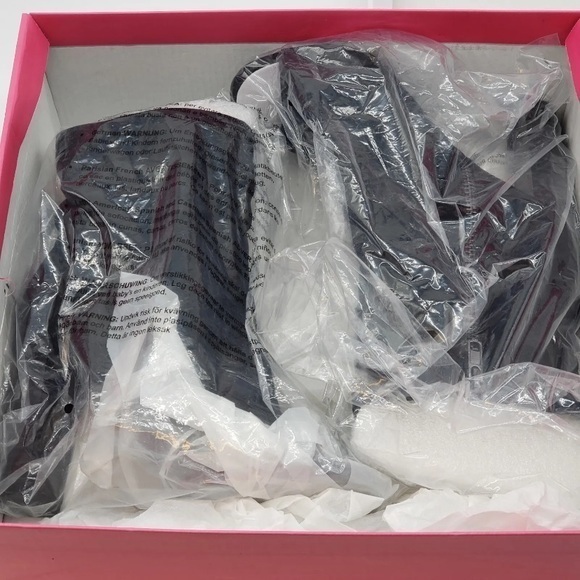 Women's JUSTFAB ALANDRA Black open toe ankle boots suede Size 6.5 - Picture 9 of 10